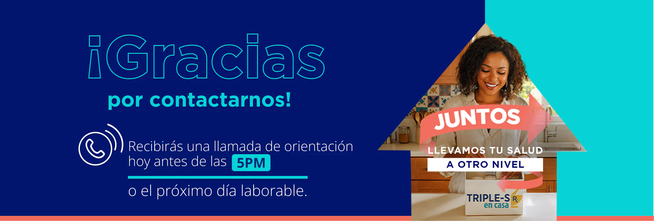 ¡Gracias por contactarnos!